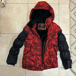 Versace 1969 warm hooded jacket size 10/12